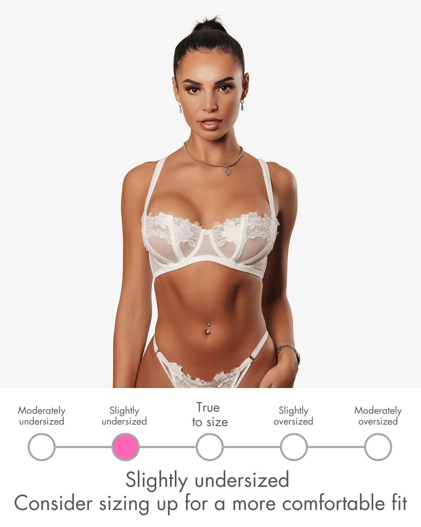 Florence White Bra