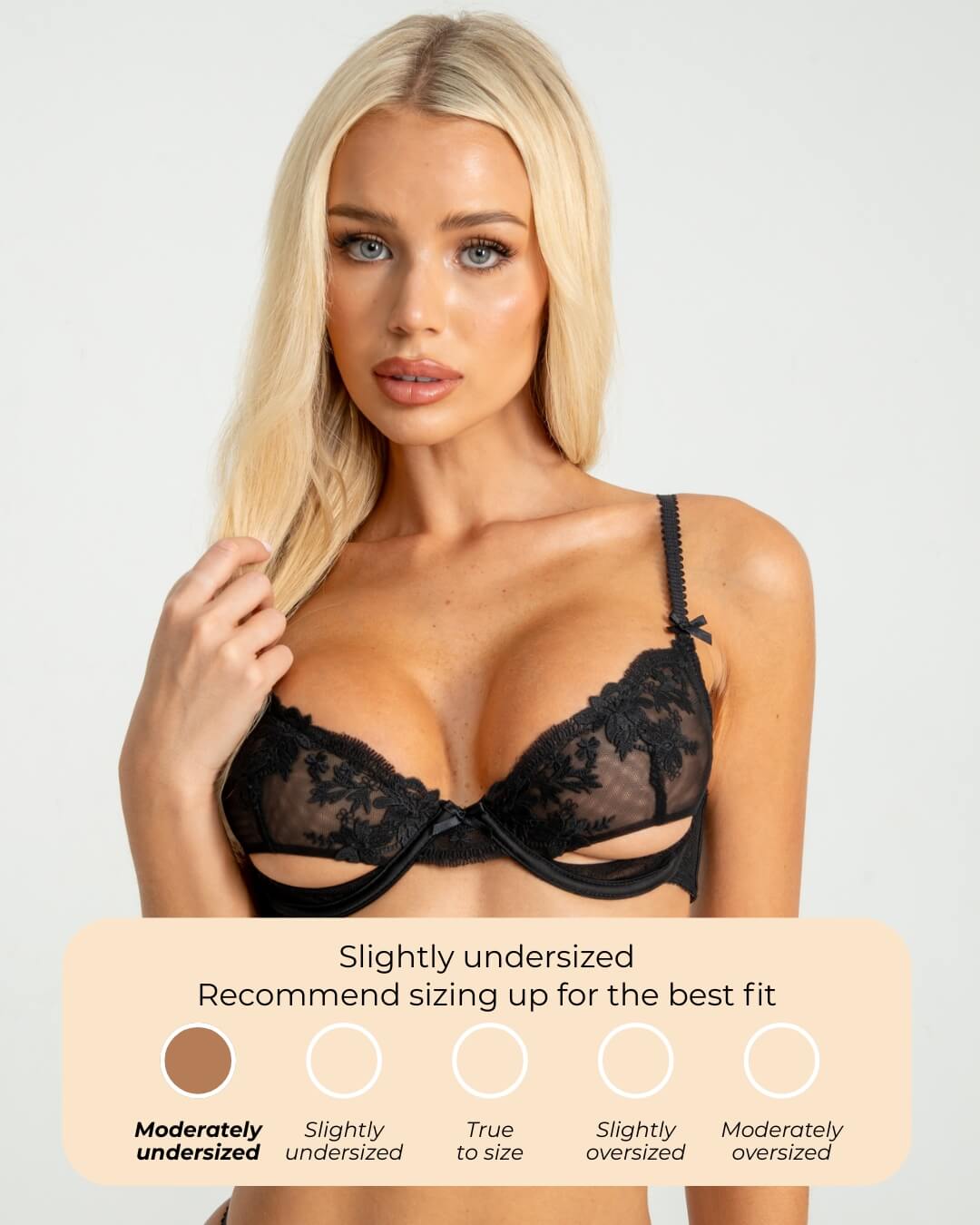London Black Bra