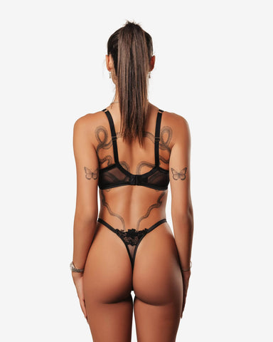 Florence Black Thong