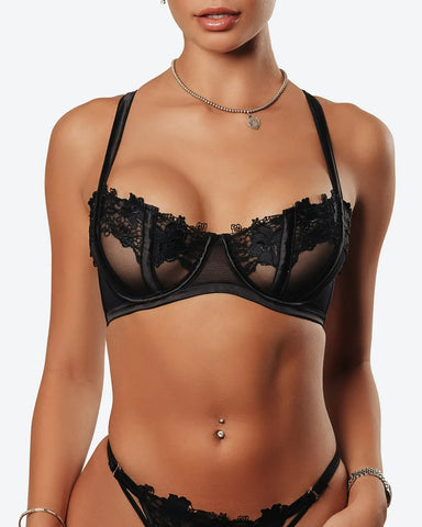 Florence Black Bra