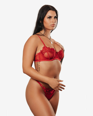 Florence Red Bra